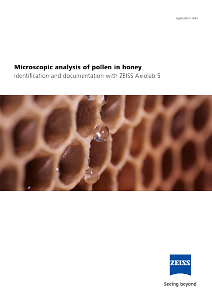Vista previa de imagen de Microscopic analysis of pollen in honey