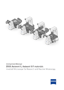 Preview image of ZEISS Axiovert 5, Axiovert 5/7 materials