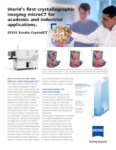 Preview image of Flyer: ZEISS Xradia CrystalCT