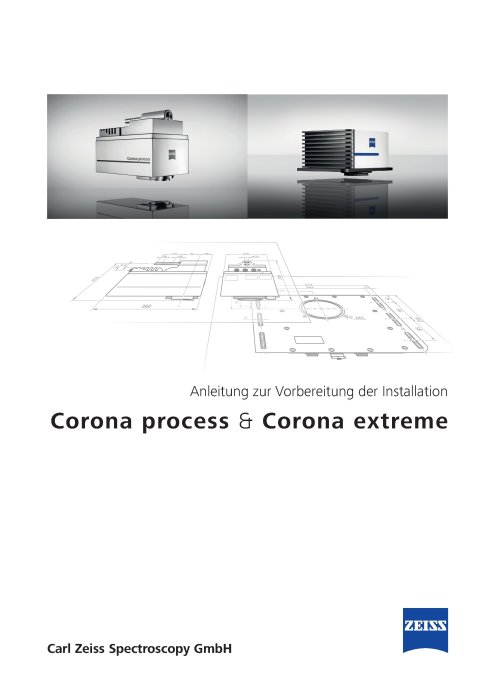 Preview image of Corona® process and Corona® extreme Installationsanleitung