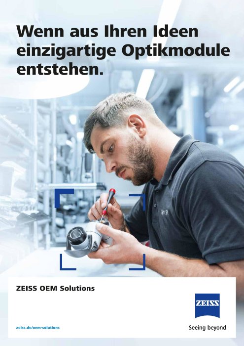 Preview image of ZEISS OEM Solutions Broschüre