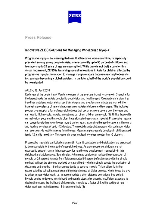 Preview image of Press Release