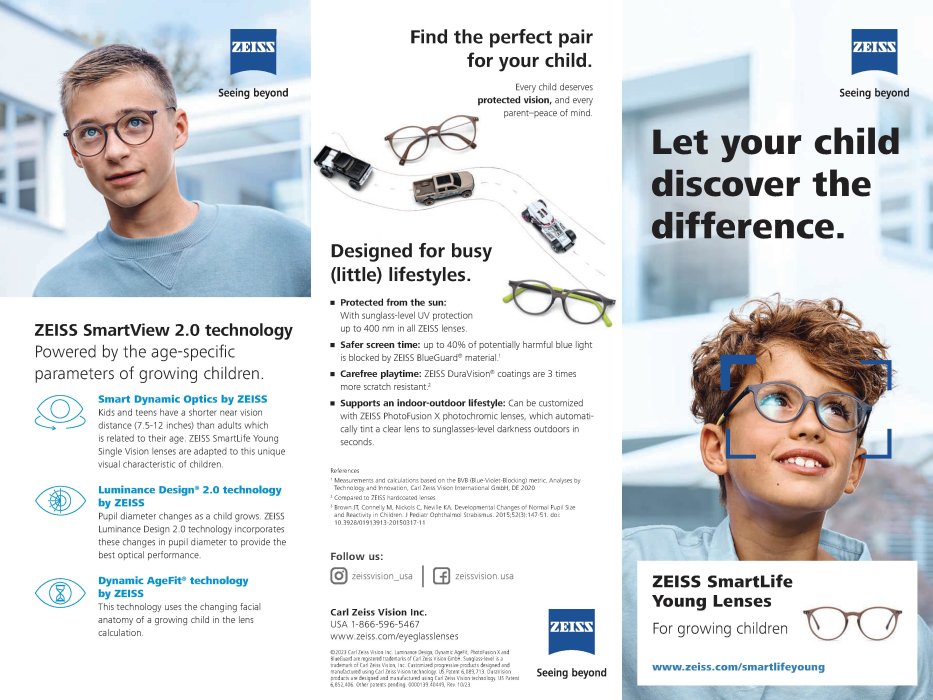 Preview image of ZEISS SmartLife Young Patient Brochure